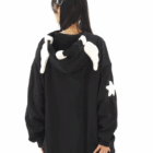 Loose Thick Feathered Hoodie - Harajuku Aesthetic word1