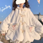 Fluffy Rabbit Ears Hoodie - Kawaii Clothes word3