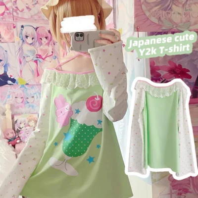 Kawaii Lime Shirt - Harajuku Aesthetic