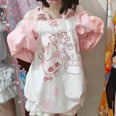 Pink Pastel Attack Shirt - Yume Kawaii Aesthetic