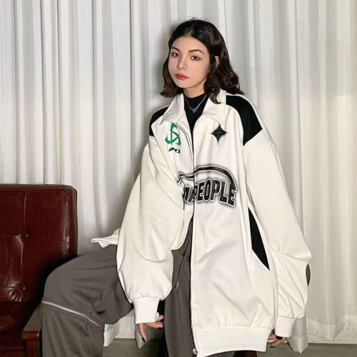 Loose Zip Jacket - Retro Sport Clothes