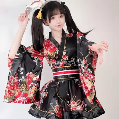Kawaii Short Yukata - Summer Matsuri Aesthetic