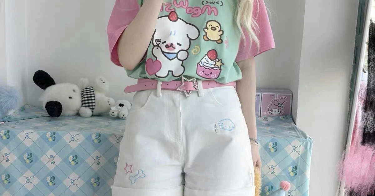 cute clothes being by a cute girl