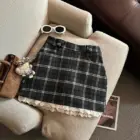 Plaid Mini Skirt - Preppy Aesthetic word1