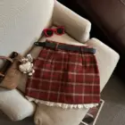 Plaid Mini Skirt - Preppy Aesthetic word1