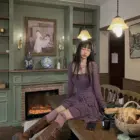 Lace Spring Dress - Gothic Aesthetic word1