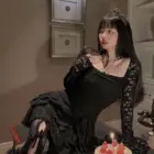 Lace Spring Dress - Gothic Aesthetic word1