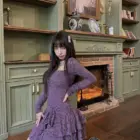 Lace Spring Dress - Gothic Aesthetic word1