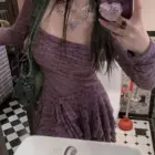 Lace Spring Dress - Gothic Aesthetic word1