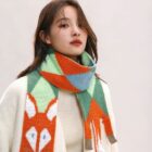 Cute Fox Scarf - Cottage Aesthetic word3