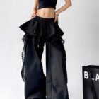 Fake Skirt Cargo Pants - Y2K Aesthetic word2