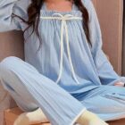 Loose Summer Pajamas - Korean Aesthetic word3
