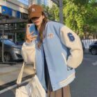 Baseball Jacket - Korean Aesthetic word3