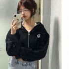 Sweet And Cool Hooded Sweater - Korean Aesthetic word2