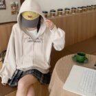 Romantic Long Island - Zipper Hoodie word2