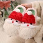 Santa Claus Home Slippers - Kawaii Winter word1