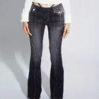 Low Waist Jeans - Y2K Aesthetic word1