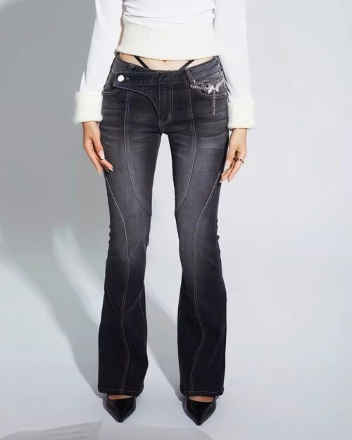 Low Waist Jeans - Y2K Aesthetic