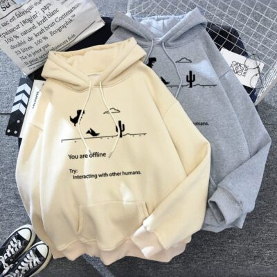 No Internet Dinosaur Hoodie