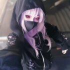 Floral Design Hooded Jacket - Harajuku Aesthetic word1