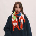 Cute Fox Scarf - Cottage Aesthetic word3