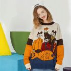 Cat Reunion Sweater - Retro Aesthetic word1