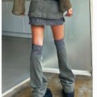 American-style Retro Denim Skirt - Y2K Aesthetic word2