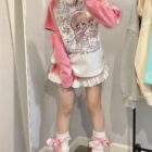 Printed Pink Kawaii T-Shirt - Cutecore Aesthetic word3