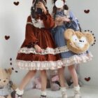 Coco Milkshake Dress - Classic Lolita Aesthetic word3