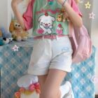Kawaii Sweet Wishes Tee - Lolita Aesthetic word1