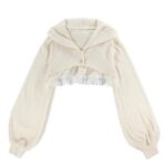 White Hooded Blouse
