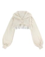 White Hooded Blouse