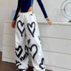High Waist Loose Pants - Y2K Aesthetic word1