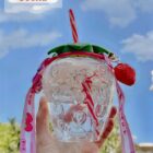Kawaii Strawberry Water Bottle word1