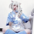 Sky Blue Gaming Tee - Harajuku Aesthetic word1