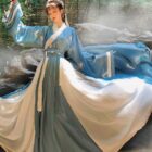 Hanfu Long Dress - Ruqun Jade word2
