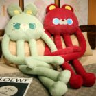 Kawaii Long-legged Bear and Rabbit Plushies word1