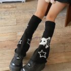 Gyaru Leg Warmer - Gothic Aeshetic word2