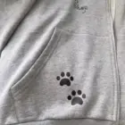 Kawaii Cat Paw Print Hoodie - Harajuku Aesthetic word2