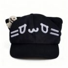 Kuro Neko Cap - Harajuku Aesthetic word1