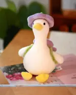 Kawaii Molly the Little Flower Duck plushie toy, a soft and adorable duck figure.