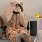 Bear Fluffy Pajamas - Kawaii Clothes word1