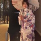 Light Purple Yukata - Japanese Aesthetic word1