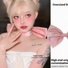 Oversize Bow Choker - Coquette Aesthetic word2