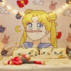 Background Anime Hanging Cloth for Walls word2