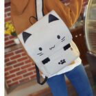 Kawaii Aesthetic Neko Backpack - School Edition word1