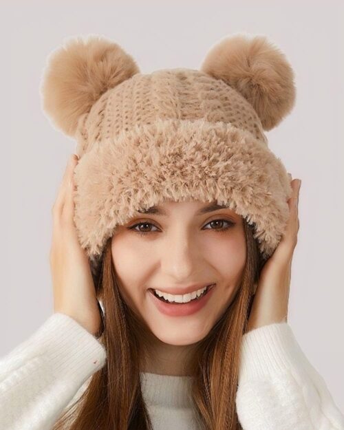 Bear Ears Winter Hat - Kawaii Clothes