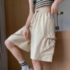 Casual Loose Shorts - Korean Aesthetic word3