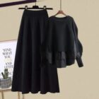 Loose Lazy Style Set - Korean Aesthetic word1