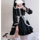 Lace Chibi Dress - Gothic Lolita Aesthetic word2